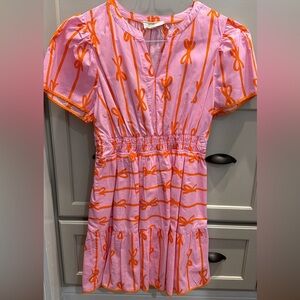 Umgee Pink and Orange Mini Dress